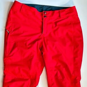 EUC - Columbia OmniTech Snow Pants - Red - Women's Large Short